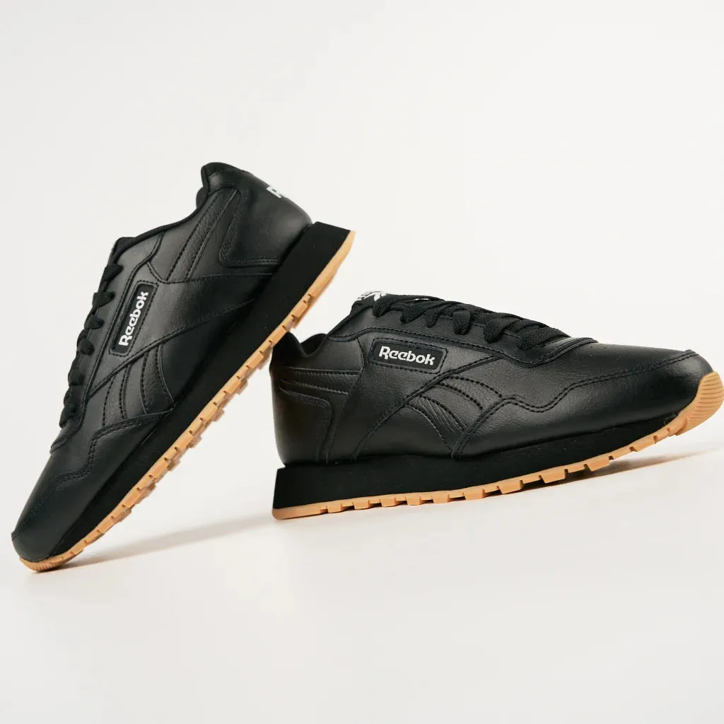 .Reebok Mens Royal Glide Black/White/Gum - (100010030) - RGL - R1L3