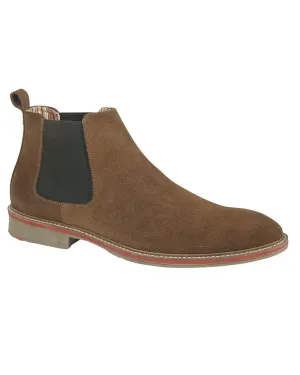 Roamers Mens Suede Gusset Boots