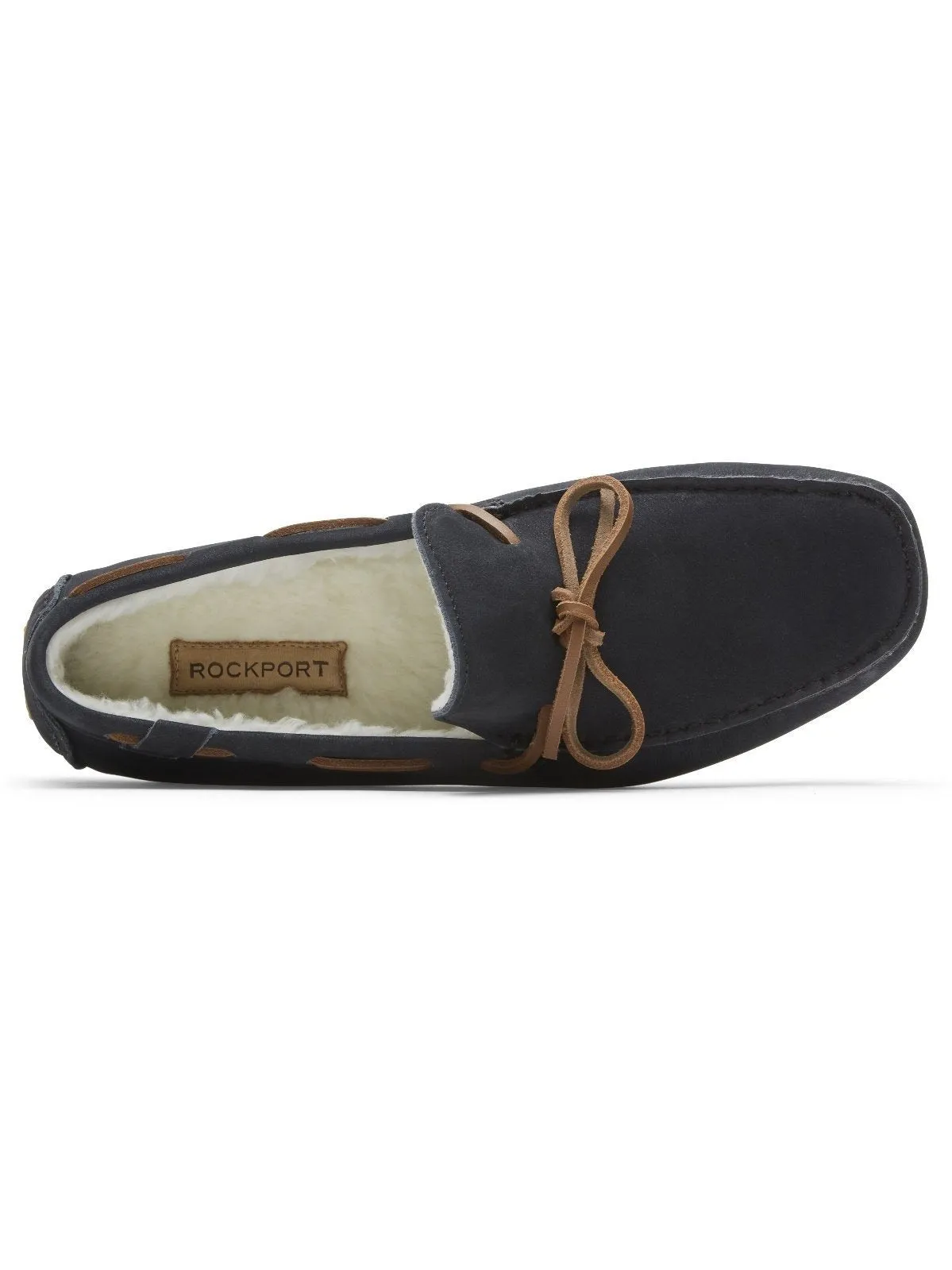 Rockport Men's Rhyder Tie Slipper Loafer Navy CI7201