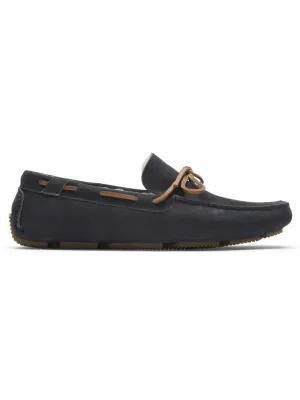 Rockport Men's Rhyder Tie Slipper Loafer Navy CI7201