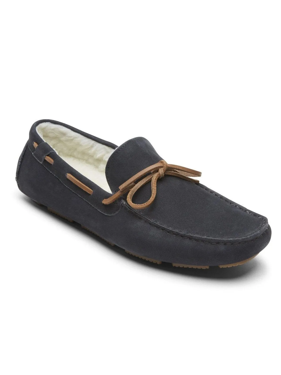 Rockport Men's Rhyder Tie Slipper Loafer Navy CI7201