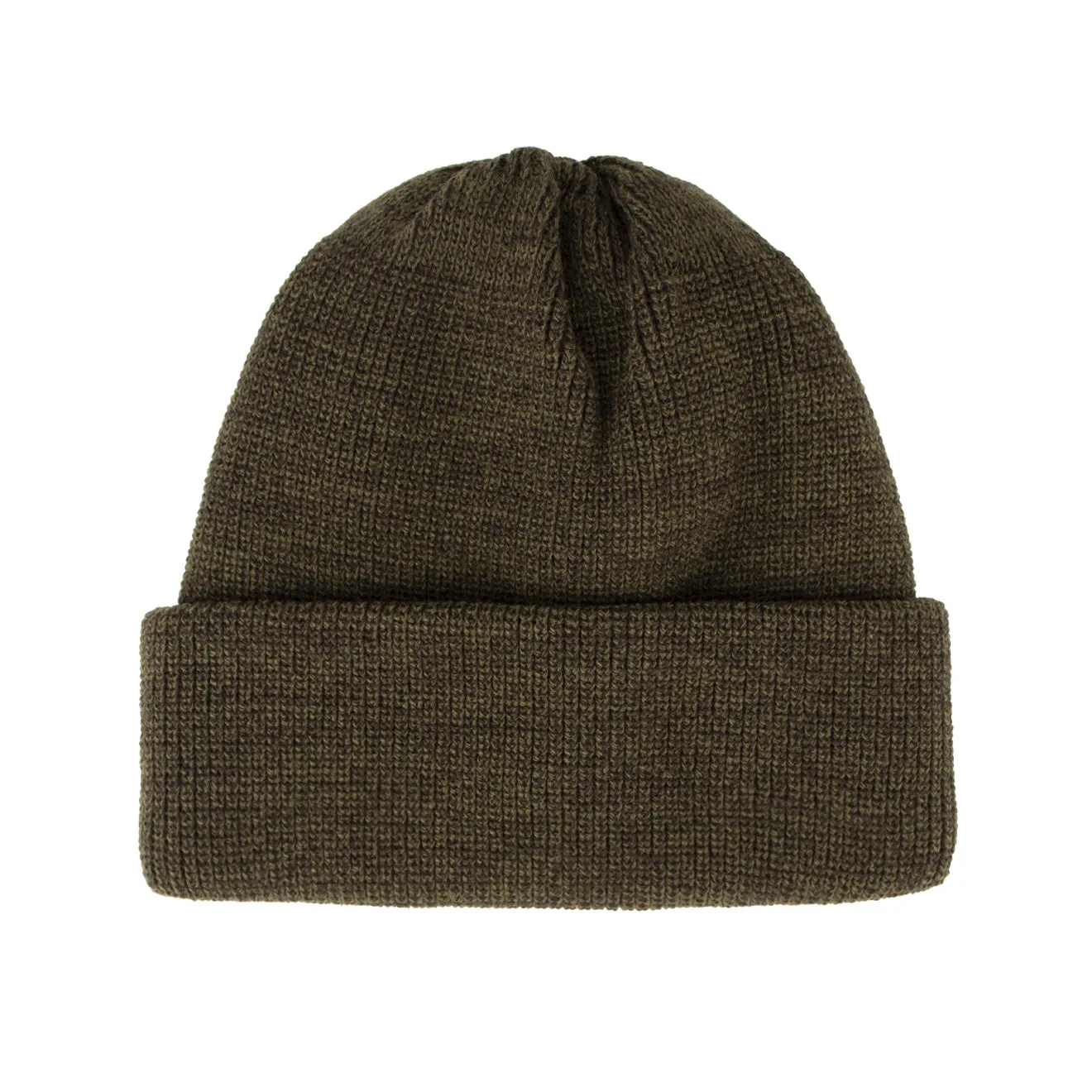 RoToTo Bulky Watch Cap Beanie Olive / Charcoal