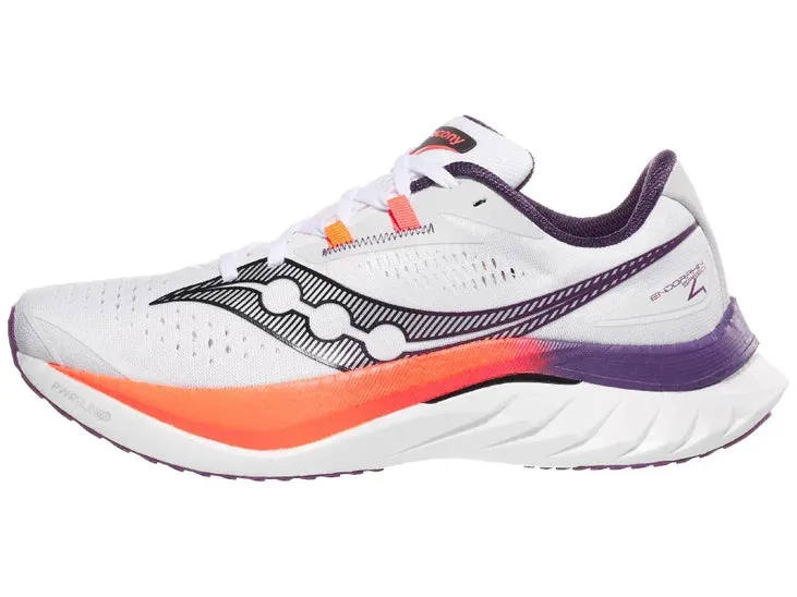 Saucony | Endorphin Speed 4 | Men's | White/Vizi Orange