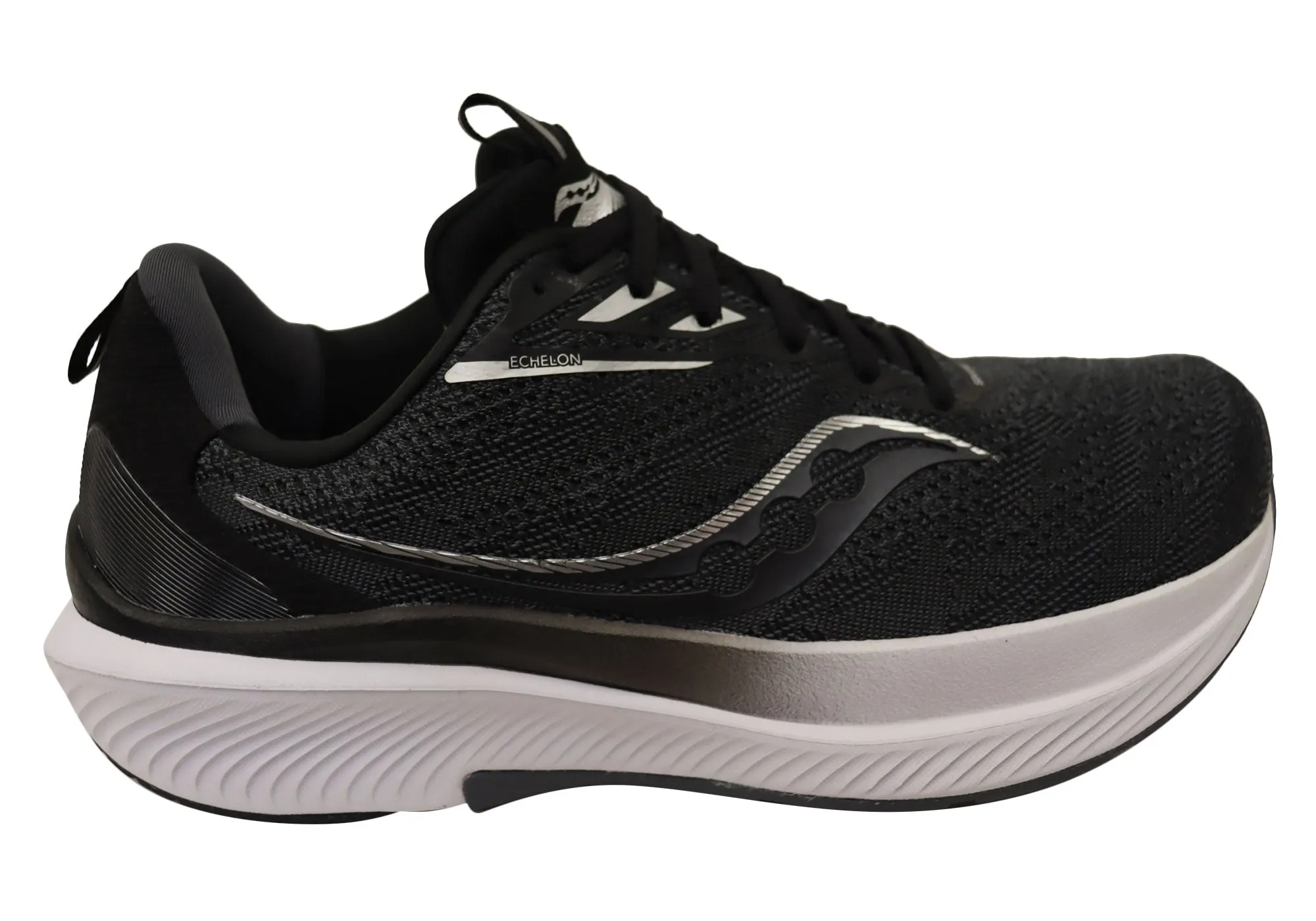 Saucony Mens Echelon 9 Wide Fit Comfortable Athletic Shoes