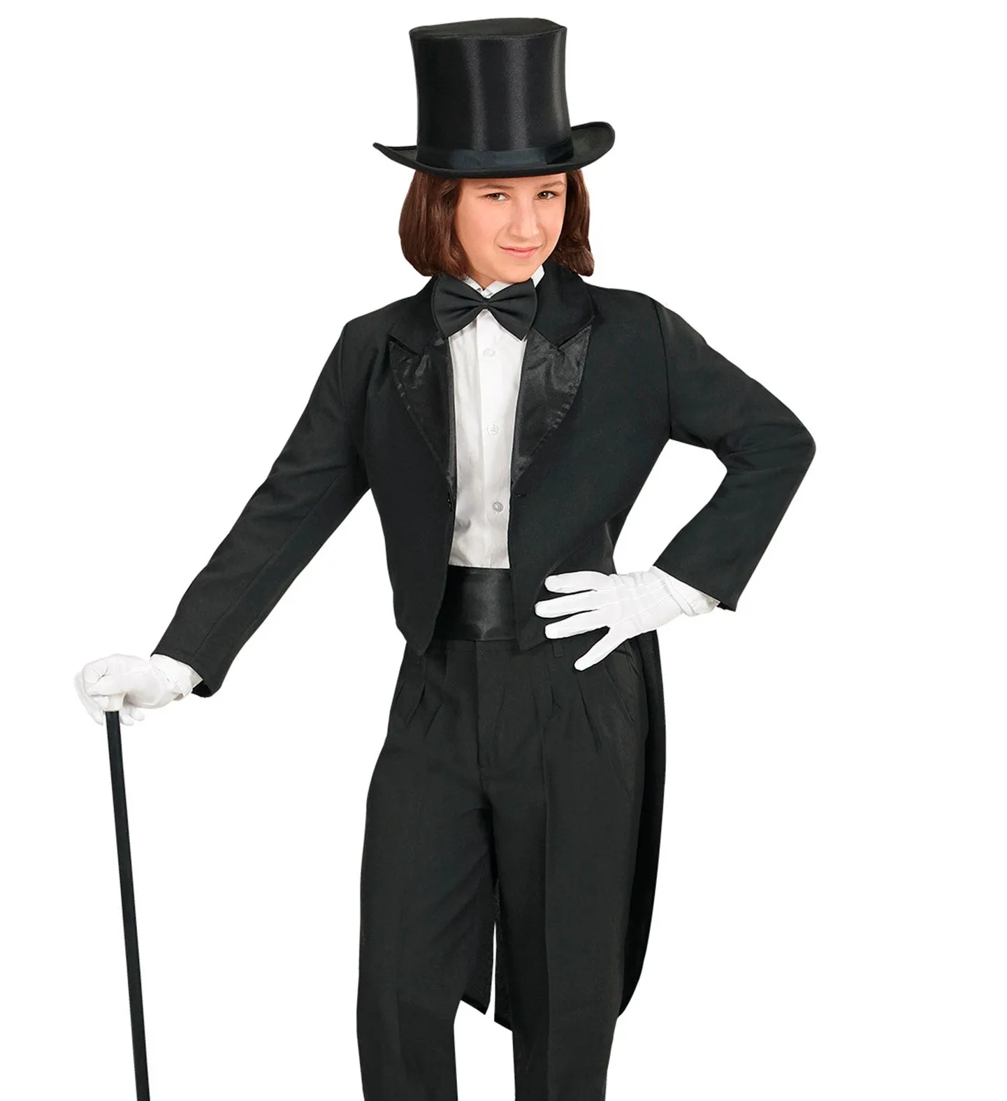 Showtime Black Tailcoat Jacket Children's