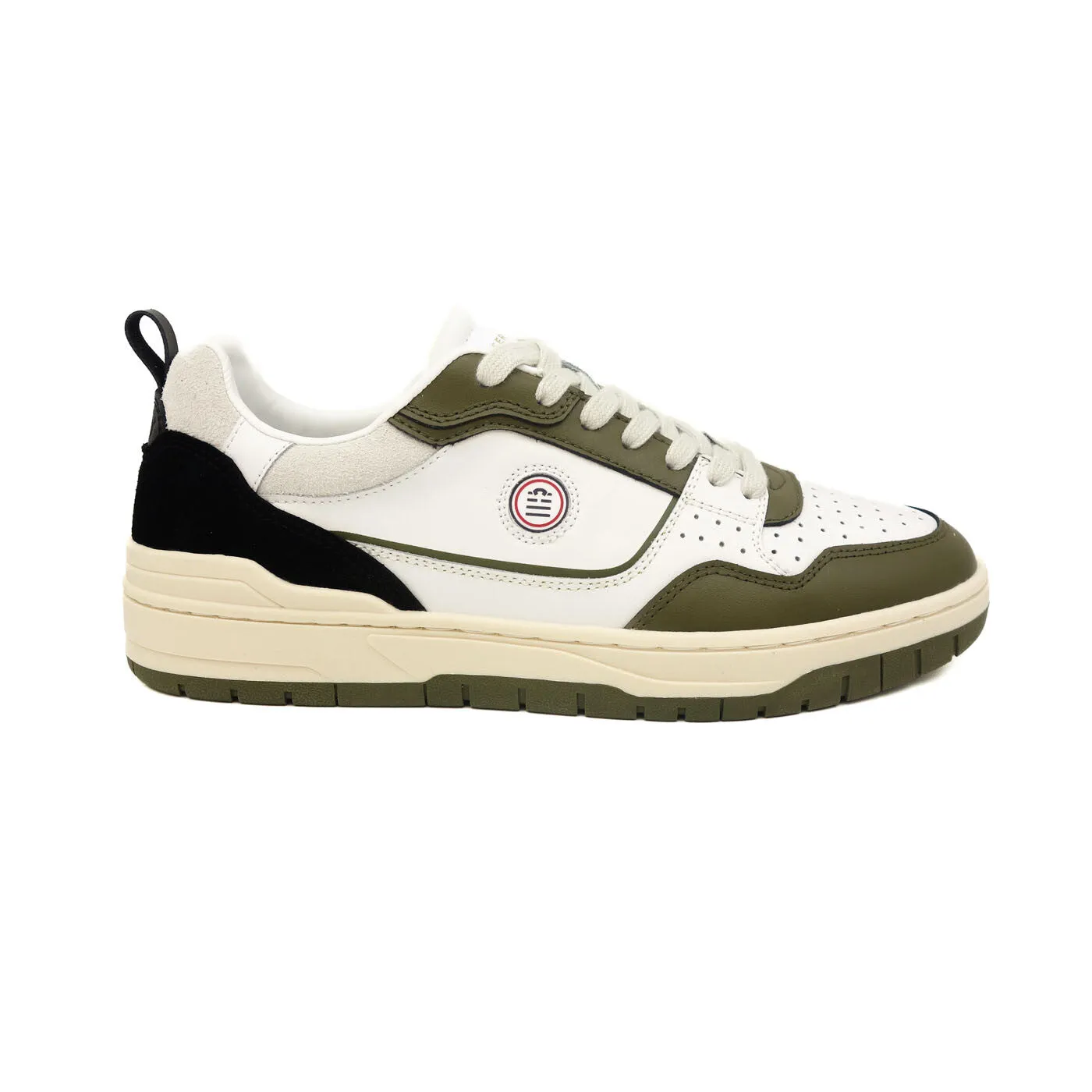 Sneaker La Vernaz en cuir army