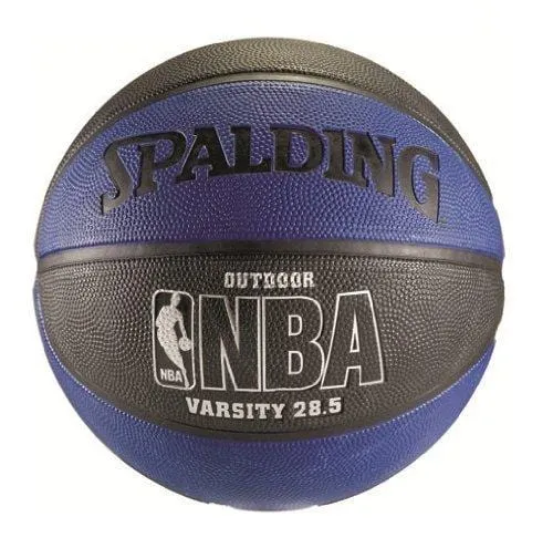 Spalding NBA Varsity Outdoor Basketball - Blue/Black - Intermediate Size 6 (28.5")