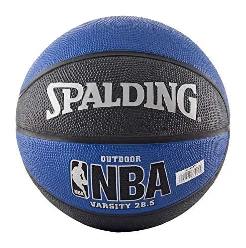 Spalding NBA Varsity Outdoor Basketball - Blue/Black - Intermediate Size 6 (28.5")