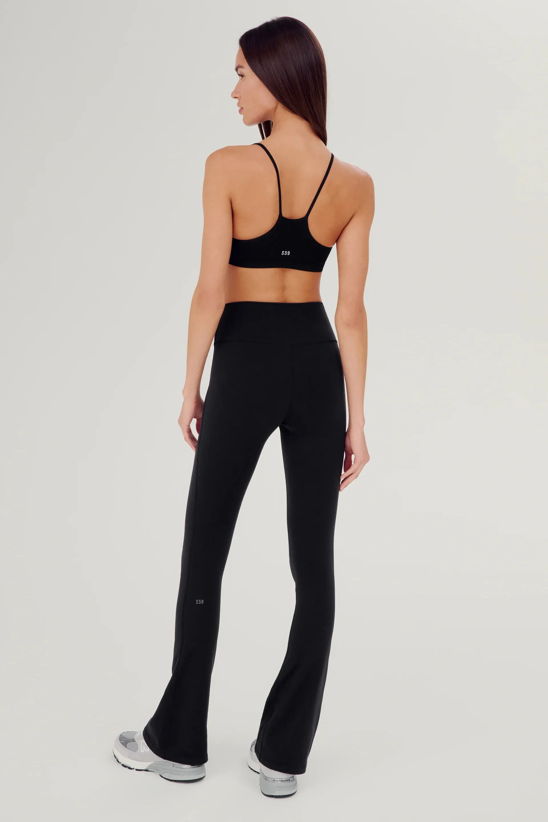 SPLITS59 | Raquel High Waisted Flare - Black