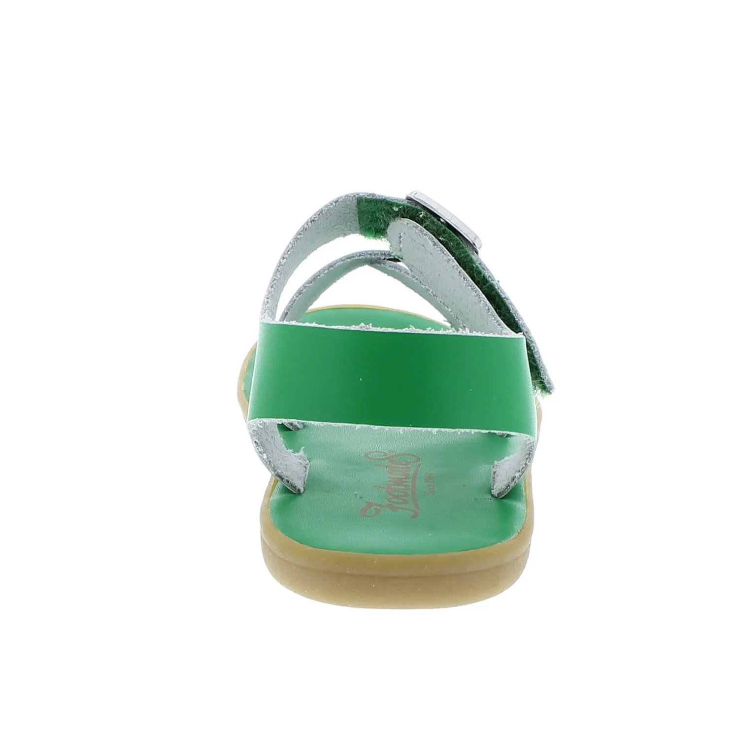 Tide Casual Kid's Leather Sandal - Kelly Green