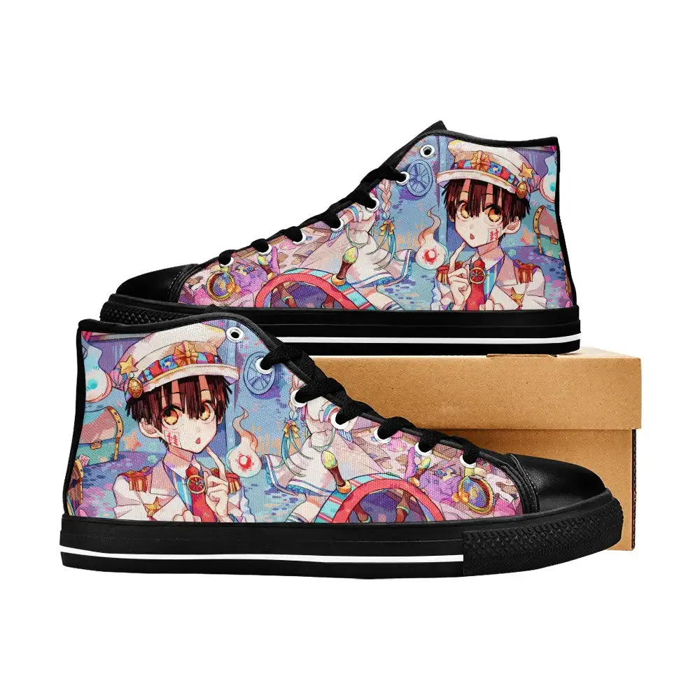 Toilet Bound Jibaku Shounen Hanako-kun Shoes High Top Sneakers for Kids and Adults