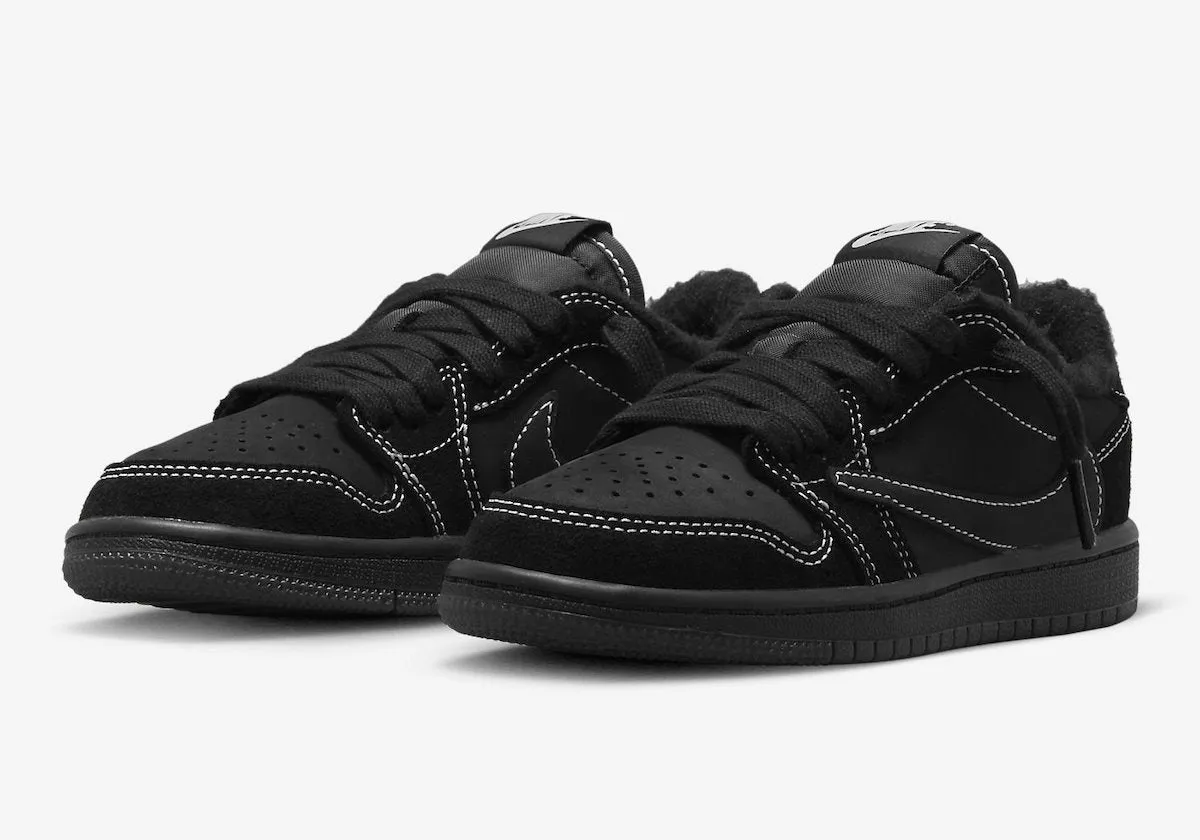 Travis Scott x Air Jordan 1 Retro Low OG SP 'Black Phantom'