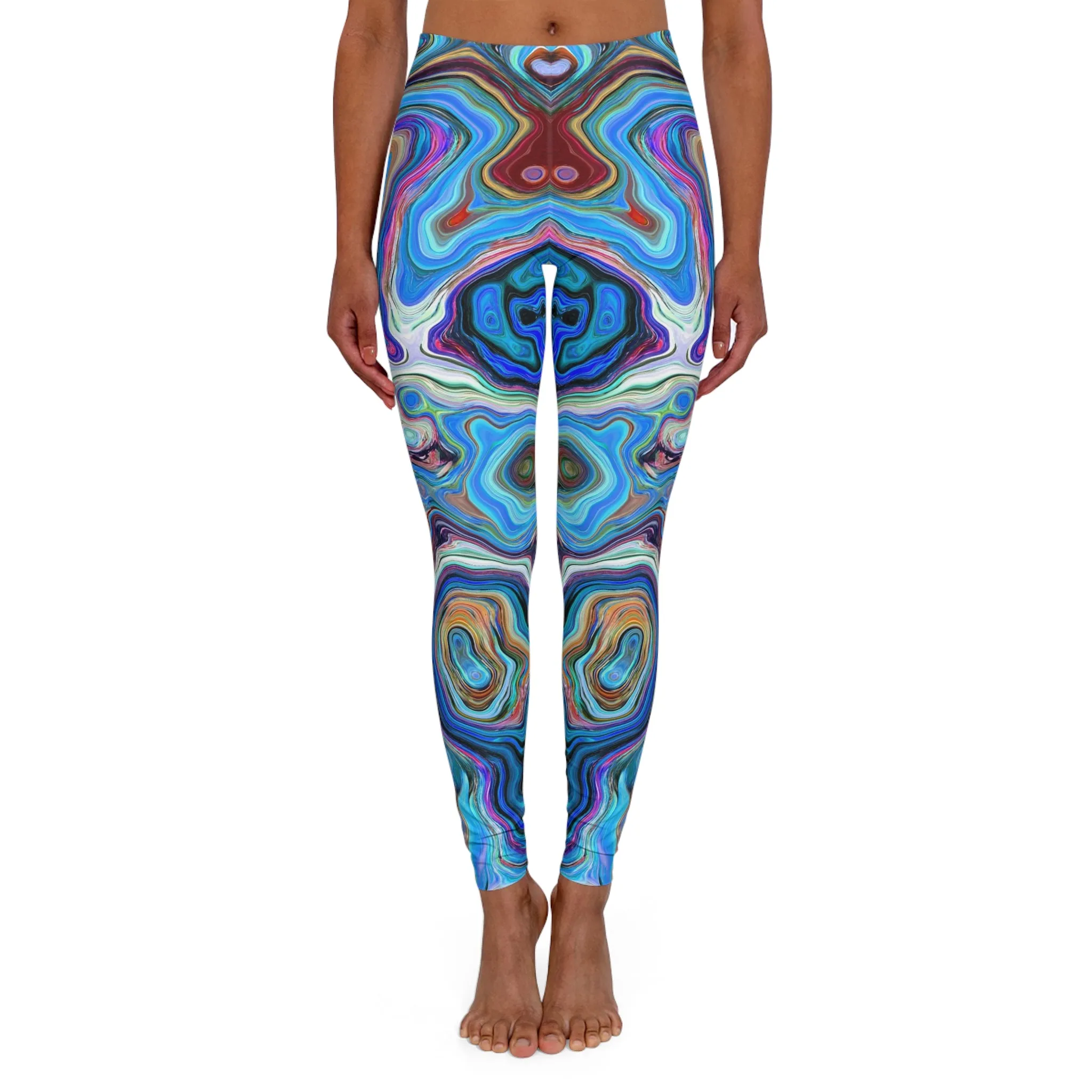 Trippy Liquid - Inovax Women's Spandex Leggings