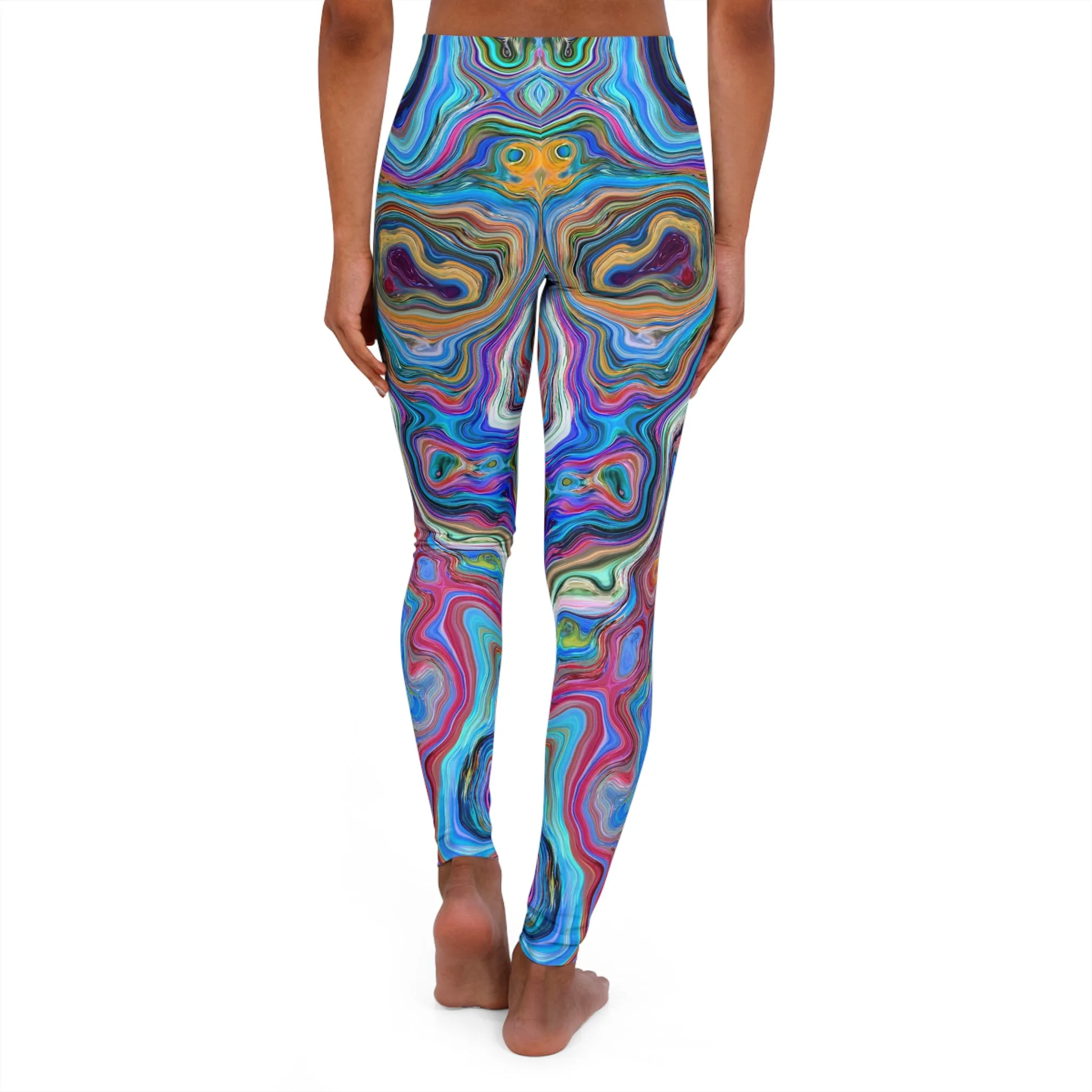 Trippy Liquid - Inovax Women's Spandex Leggings