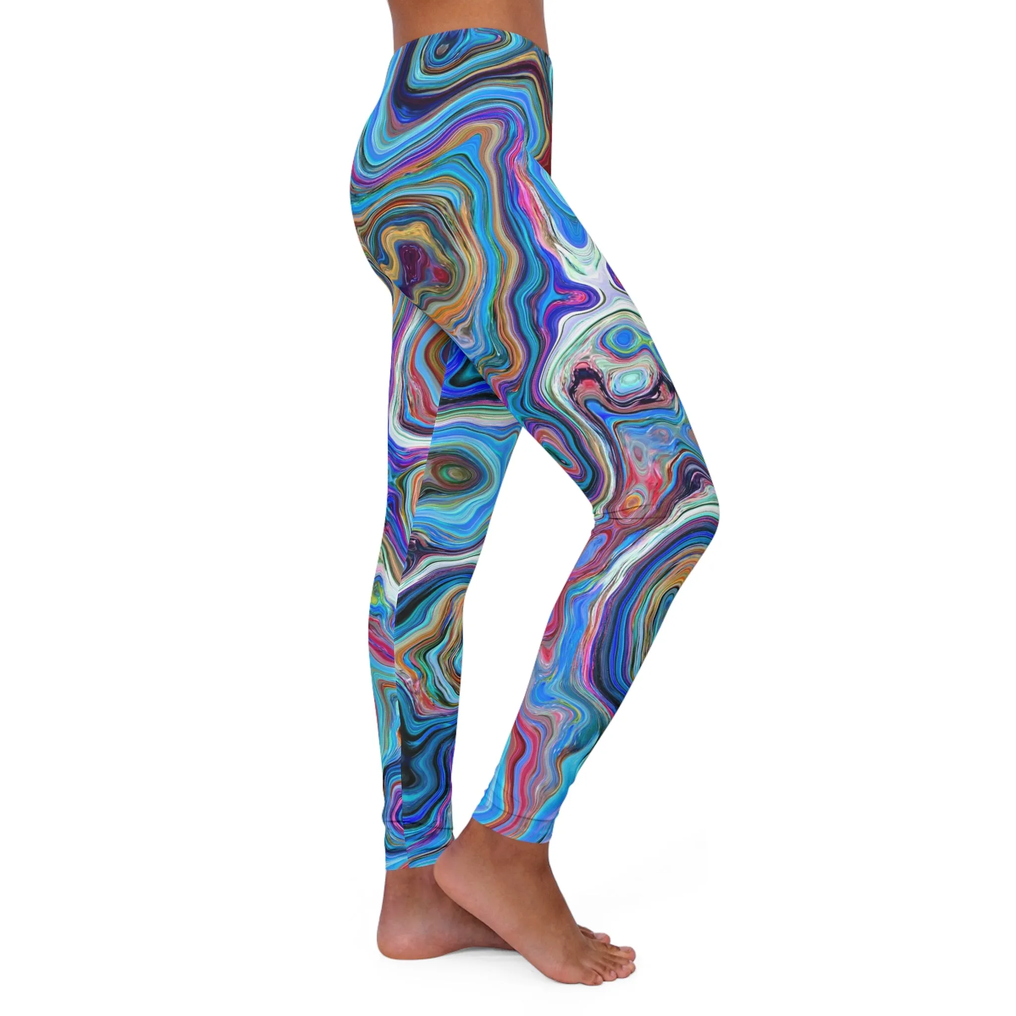 Trippy Liquid - Inovax Women's Spandex Leggings