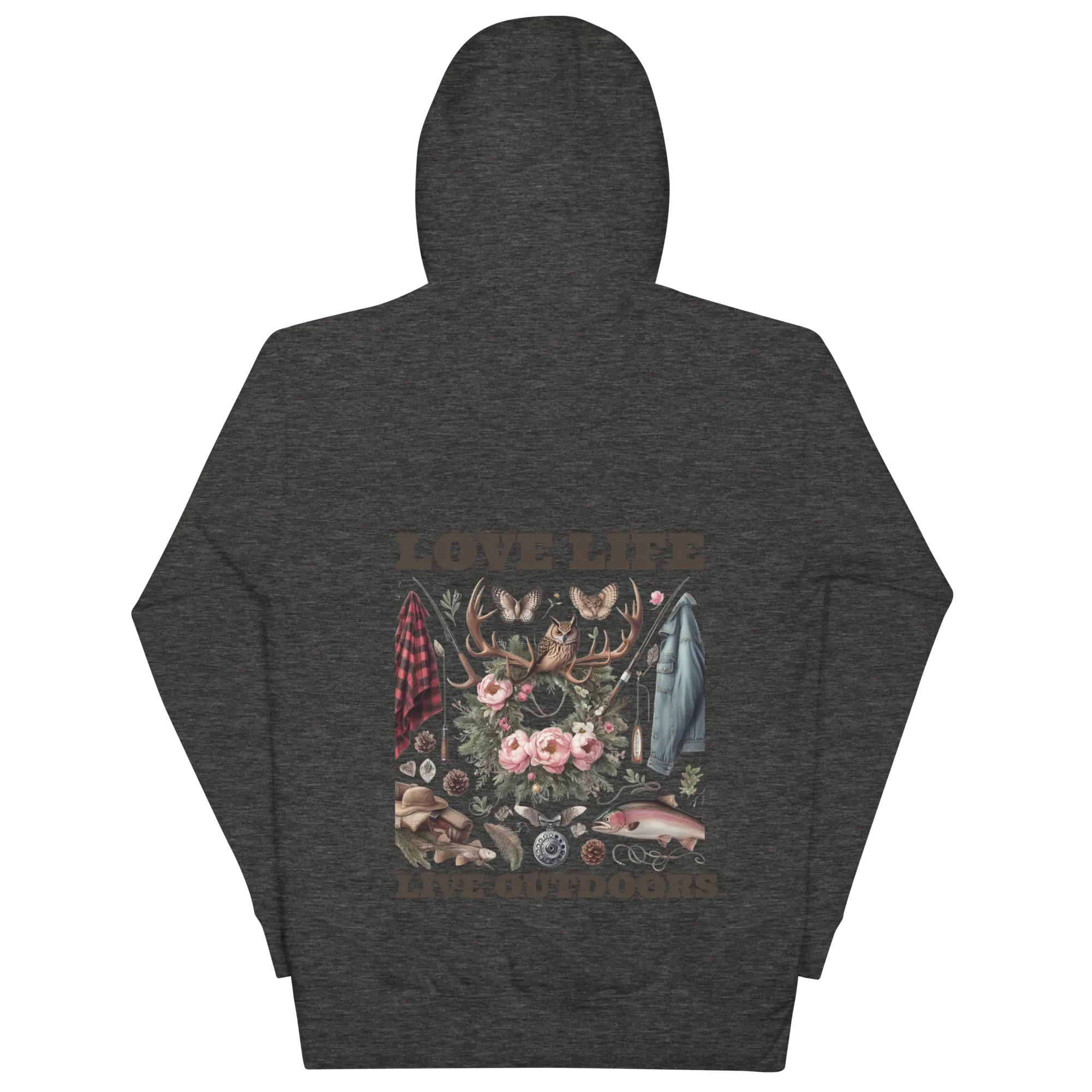 Unisex Hoodie Exclusive Love Life Live Outdoors MRRL&O Print Designs