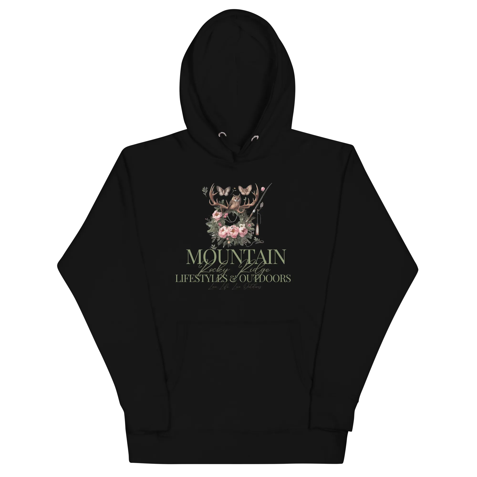 Unisex Hoodie Exclusive Love Life Live Outdoors MRRL&O Print Designs