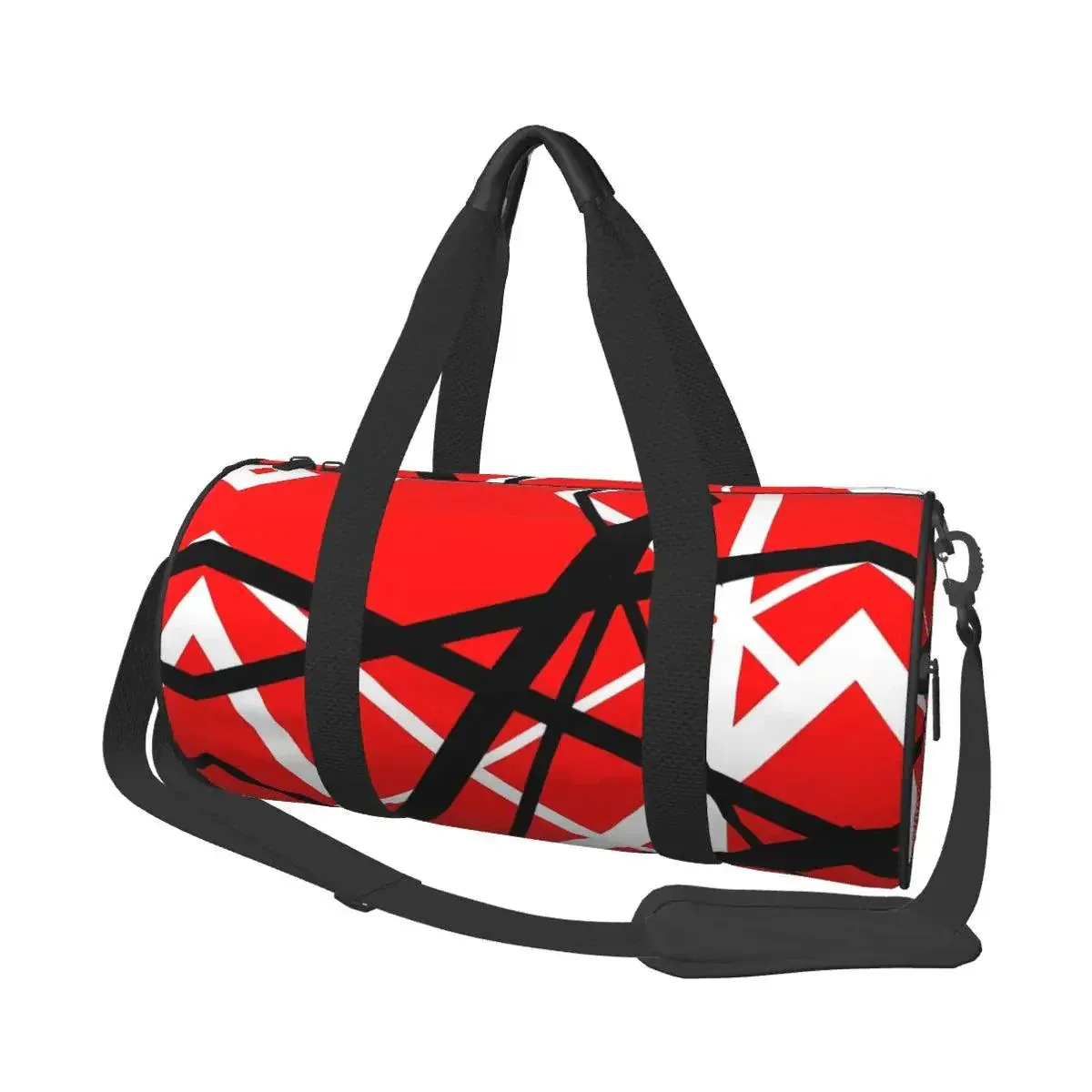 Van Halen Gym Bag | Vintage Rock-Inspired Sports Duffle with Shoe Compartment | Unisex Travel Handbag