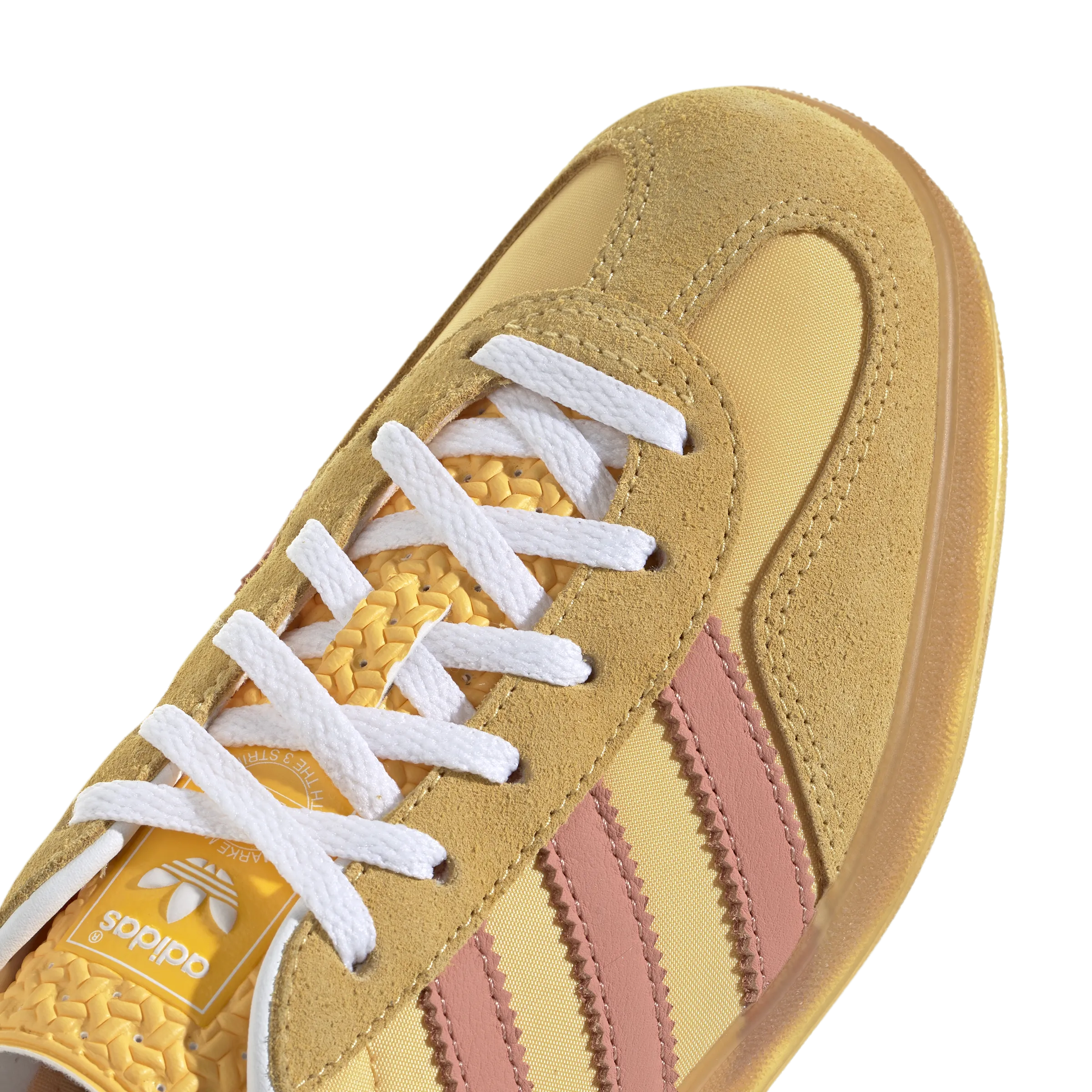 Wmns Gazelle Indoor 'Yellow Pink'