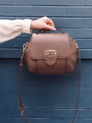 Women Brown Solid Shoulder Bag