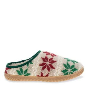 Women's Graphic Holiday Party Slipper - Oat