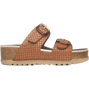 Women's On Foot 1106 Sabina Cuero Tan Woven Leather